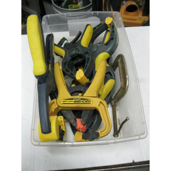 CONTAINER OF ASST. CLAMPS
