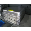 Image 1 : 6 STAINLESS STEEL SQUARE FOOD PANS