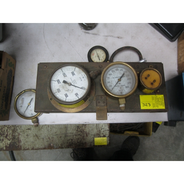 ASST. BRASS GAUGES & MISC. 