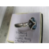 Image 5 : STERLING .925 SILVER RING W/LIGHT BLUE STONE - SZ 7 1/2