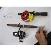 Image 1 : COLLAPSIBLE SPINNING ROD & REEL & AN ICE FISHING ROD & REEL