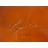 Image 4 : ORANGE CAST POT W/LID