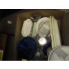Image 2 : LG. BOX OF MISC. DISHES, PLATES, KETTLE, ETC.