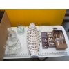 Image 3 : MISC. CRYSTAL, BREAK BASKET, TRAY, DECANTERS, ETC.
