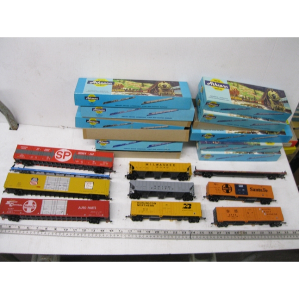 10 LARGER TRAIN CARS