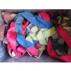 Image 3 : ORANGE ALUMINUM BOX W/ASST. ITEMS - BELTS, HARNESSES, ETC.