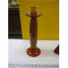 Image 3 : 2 GLASS DECORATIVE VASES