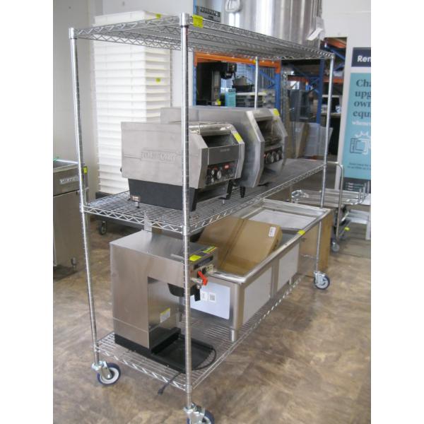 ROLLING METRO LIKE SHELVING UNIT