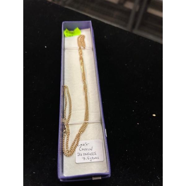 10KT 21” CHAIN - 7.5G