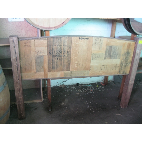 WINE IMPRINT LABELS ON HEADBOARD