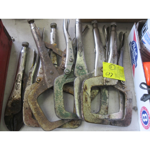 6 VISE GRIP CLAMPS