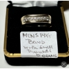 Image 1 : MENS 14KT BAND W/SMALL DIAMONDS - 5G - SZ 13
