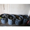 Image 1 : 4 SM. GARBAGE BUCKETS W/ASST. ELECTRICAL