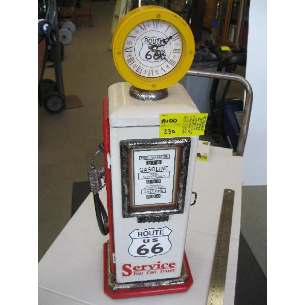 ROUTE 66 GAS PUMP STORAGE CABINET