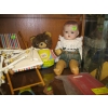 Image 1 : MISC. VINTAGE DOLLS, TEDDY BEAR, BOOK, ETC.