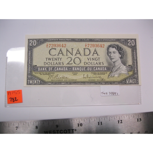 1954 $20 BILL TWZ 38891