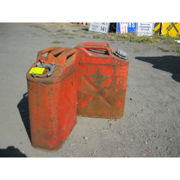 2 - 5 GALLON FUEL CANS