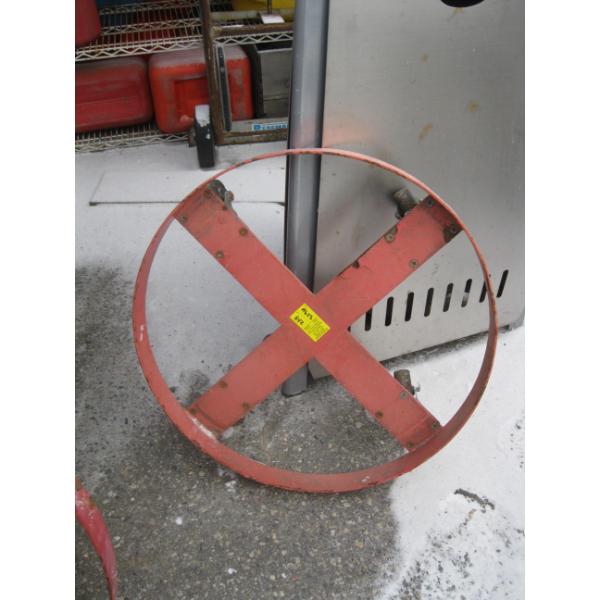 45 GALLON WINE BARREL CART