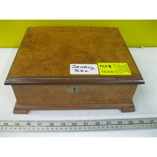 BIRDS EYE JEWELLERY BOX W/KEY