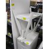 Image 5 : 3 PIECE DESK W/DESK TOP, 4 DRAWER CABINET & ADJUSTABLE HEIGHT SAWHORSE