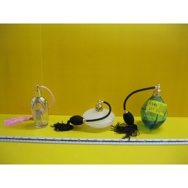 3 SPRITZER PERFUME BOTTLES