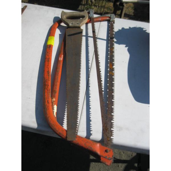 2 SWEDE SAWS & A DOUBLE SIDED SAW