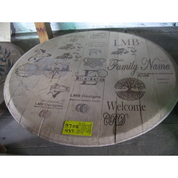 OAK BARRELL TOP