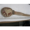 Image 2 : BELT W/LG. BUCKLE - PITEADO WORK, OLD MEXICAN