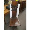 Image 1 : CARVED TALL BACK SOLID WOOD ANTIQUE CHAIR