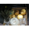 Image 2 : FLAT OF WOODEN BALLS, GLASS & WOODEN DUCK, ETC.