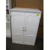 Image 1 : WHITE 2 DOOR STORAGE CABINET