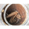 Image 2 : OAK BARRELL W/ASST. RINGS & MISC. PIECES