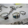 Image 3 : ASST. RINGS, NECKLACES, BROACH, ETC.