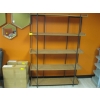 Image 1 : METAL & WOOD SHELF UNIT