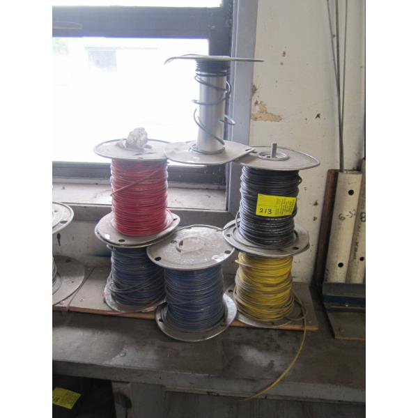5 ROLLS OF SINGLE STRAND WIRE