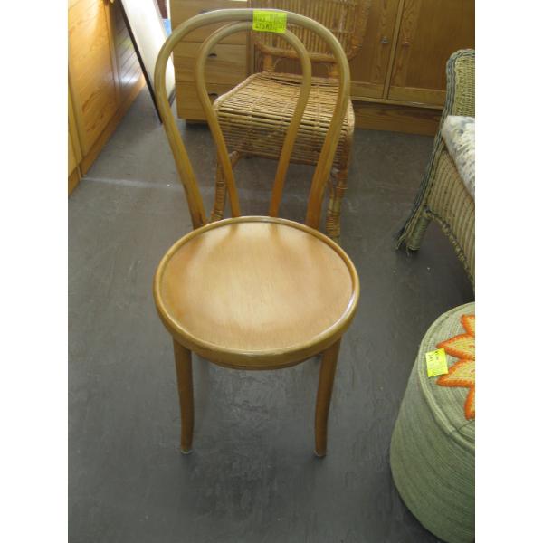 WOODEN BENT BACK CHAIR