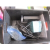 Image 2 : BIN OF KEYBOARDS, COMPUTER PARTS & LAMP