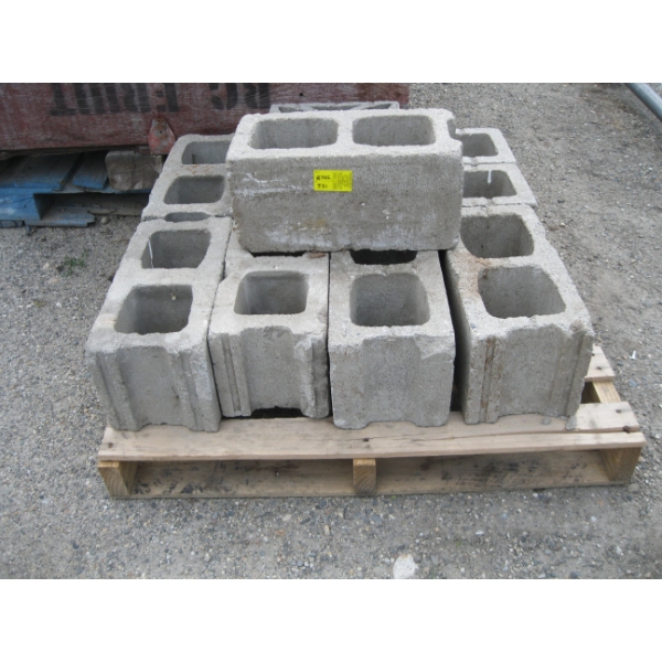 PALLET OF ASST. CINDER BLOCKS