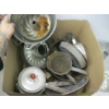 Image 2 : ASST. VINTAGE BAKING TINS, CAST IRON POT, SCALE, ETC.