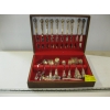 Image 2 : CASED SET OF SILVERPLATE CUTLERY