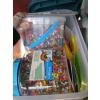 Image 2 : 5 SM. BINS OF ASST. CRAFTING ITEMS, SEWING SUPPLIES, ETC.