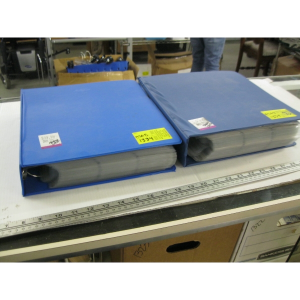 2 BINDERS OF ASST. SPORTS CARDS - MOSTLY BASEBALL