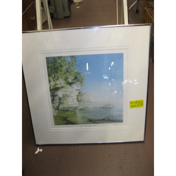 NUMBERED FRAMED PRINT - BRUCE PENINSULA, ONT.
