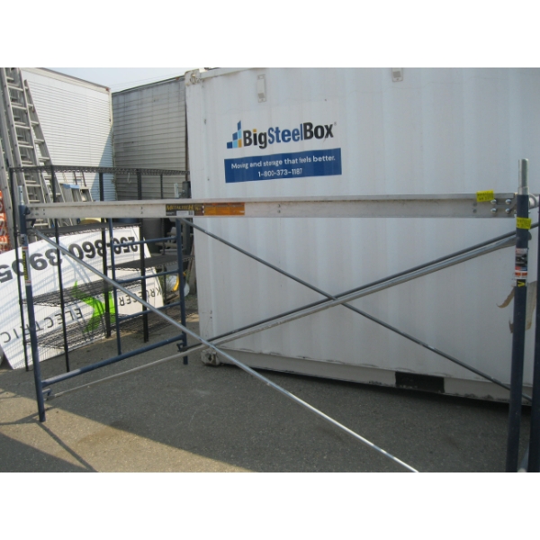 SCAFFOLD SET UP ONLY, NOT PLANK