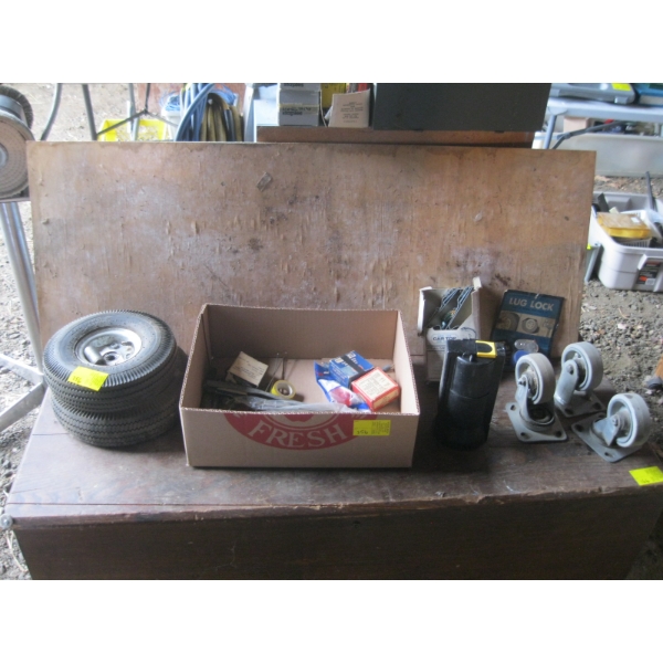 CASTORS, 2 - 4" TIRES