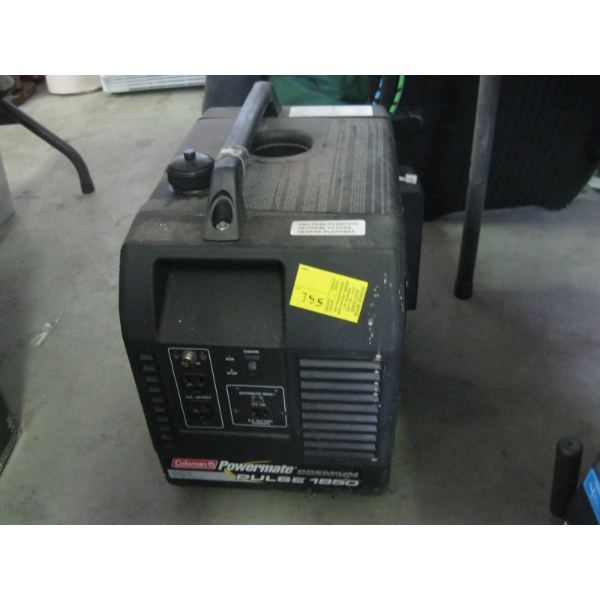 COLEMAN POWERMATE + 1850W GAS GENERATOR