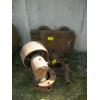 Image 1 : MISC. IRON PIECES, PULLEY DRIVE WHEEL, ETC.