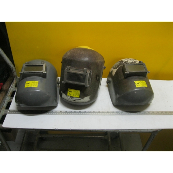 3 WELDING HELMETS