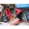 Image 1 : MISC. SCREW & ANCHORS, PLASTIC BAGS, LEATHER, ETC.