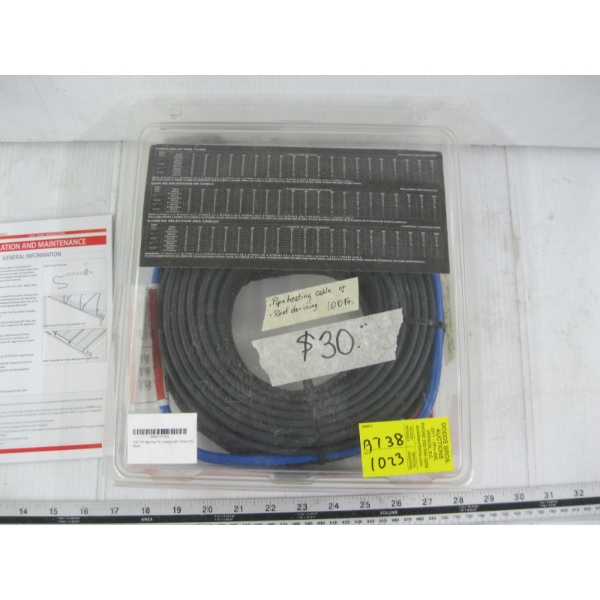 100' PIPE HEATING CABLE